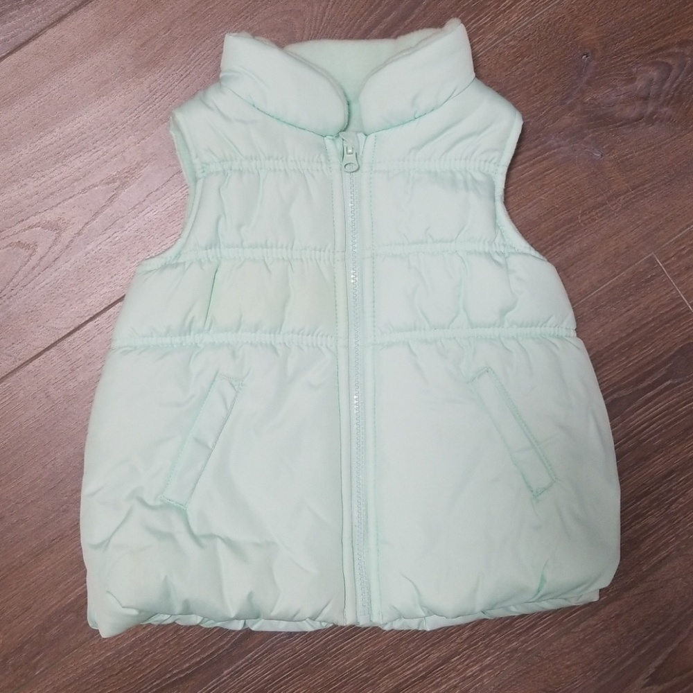 Oshkosh Puffer Vest Mint (24M)